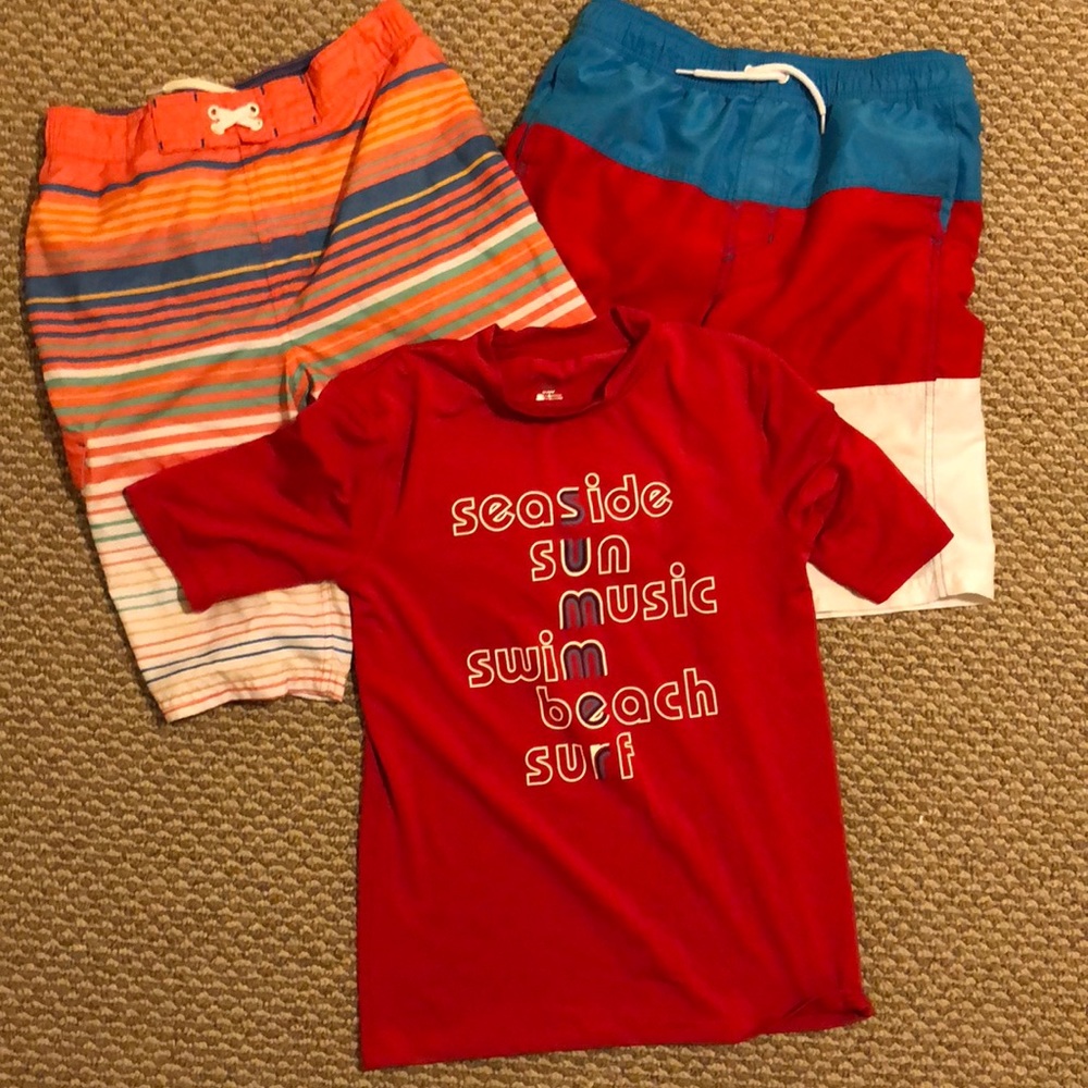 Boys Size 16 XL swimwear LOT